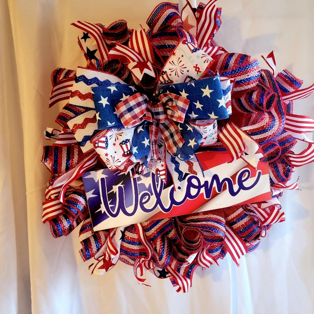 July 4th wreath